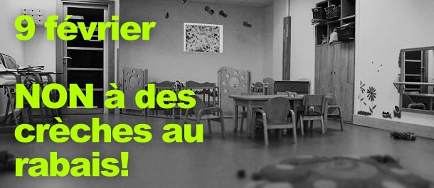 Non à des crèches au rabais