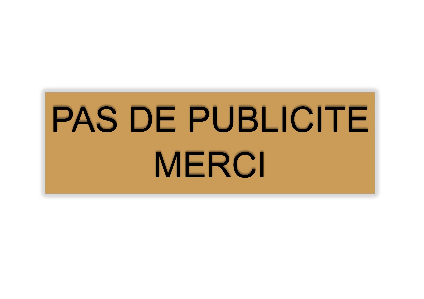 Des autocollants « Pas de publicité! » pour éviter le gaspillage de papier!
