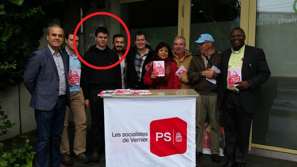 Victor Marin, 21 ans, étudiant, s’est engagé au PS