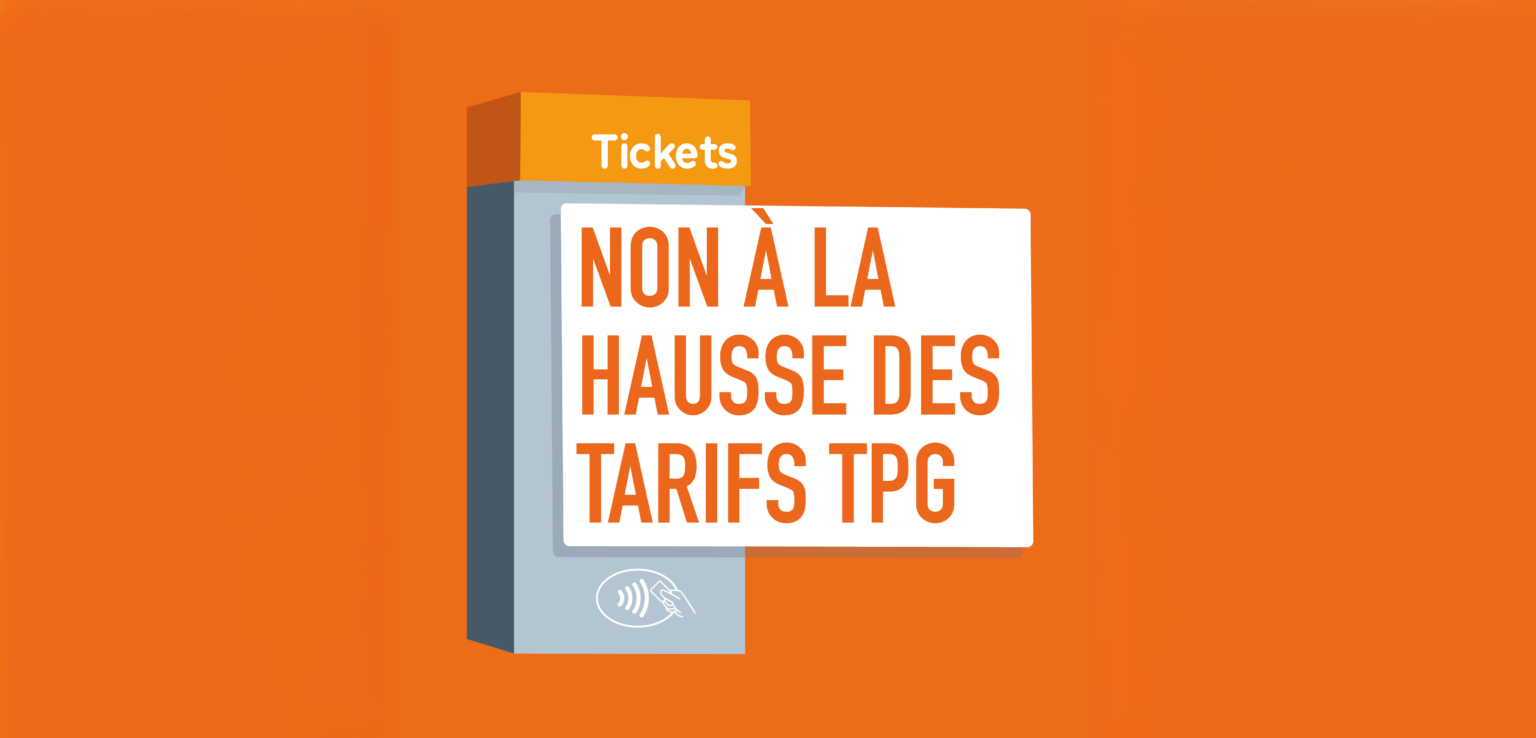Référendum: NON à la hausse des tarifs TPG !